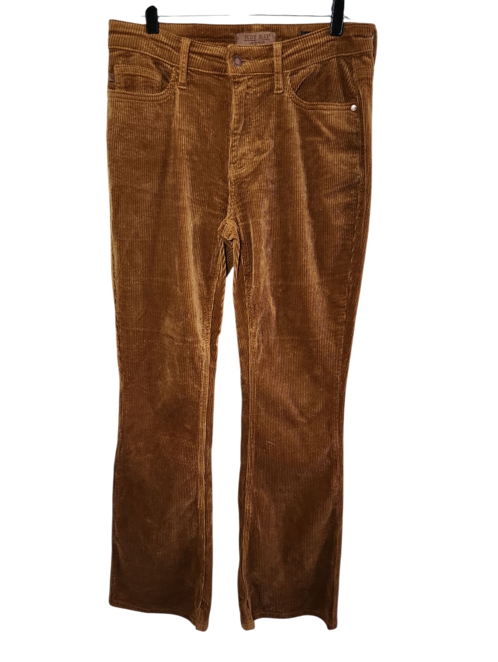 Judy Blue Pants‎ Womens Size 9/29 Brown Camel Corduroy Whisky River Bootcut